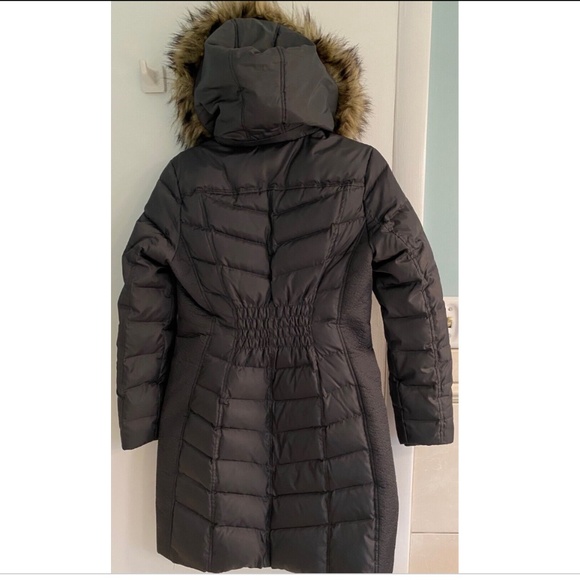 🔥HOST PIC🔥 LN MICHAEL KORS Women's Long Down Jacket Coat Dark Gray Gorgeous! - Picture 2 of 10
